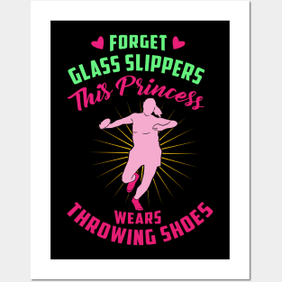 Forget Glass Slippers This Princess Wears Throwing Shoes Posters and Art